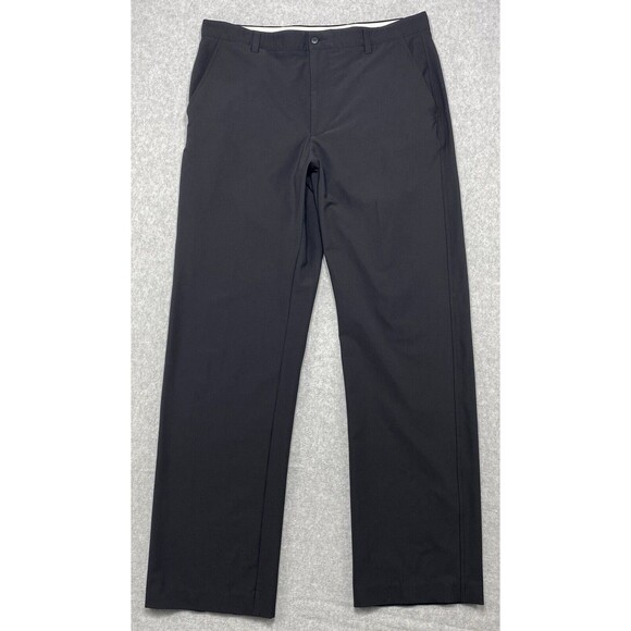 Foot Joy Pants Men 36x34* (36x33) Black Golf Performance Stretch Casual Preppy B - Picture 1 of 10